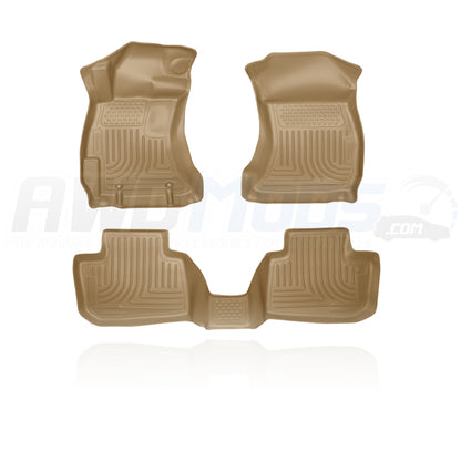 Husky Liners WeatherBeater Front & 2nd Seat Floor Liners for the Subaru WRX / STI