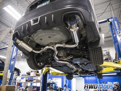 Invidia N1 Dual Titanium Tip Cat-Back Exhaust for the Subaru WRX STI