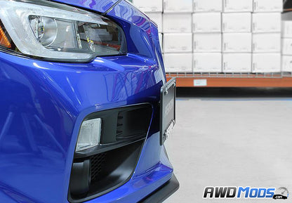 Perrin Performance Front License Plate Relocation Kit for the Subaru WRX / STI