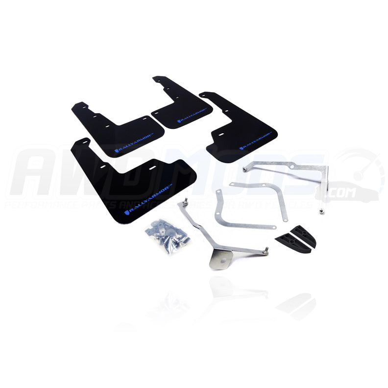 Rally Armor Urethane Front / Rear Mud Flaps Kit for the Subaru WRX / STI (Set of 4)