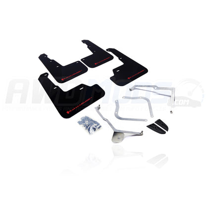 Rally Armor Urethane Front / Rear Mud Flaps Kit for the Subaru WRX / STI (Set of 4)