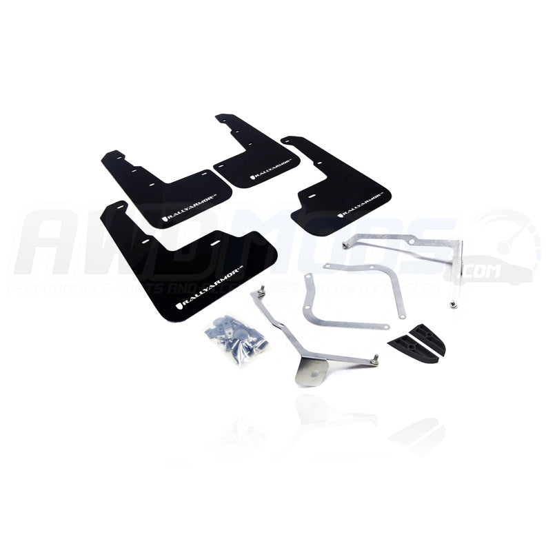 Rally Armor Urethane Front / Rear Mud Flaps Kit for the Subaru WRX / STI (Set of 4)