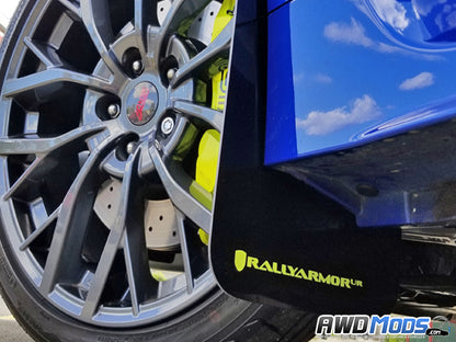 Rally Armor Urethane Front / Rear Mud Flaps Kit for the Subaru WRX / STI (Set of 4)