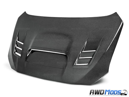 Seibon CW Style Carbon Fiber Hood for the Subaru WRX / STI