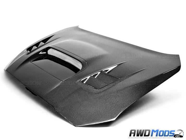 Seibon CW Style Carbon Fiber Hood for the Subaru WRX / STI