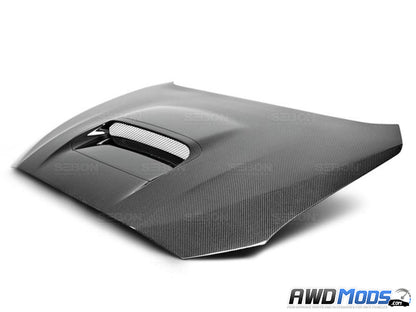 Seibon OEM Style Carbon Fiber Hood for the Subaru WRX STI