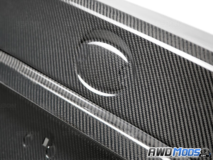Seibon OEM Style Carbon Fiber Trunk Lid for the Subaru WRX STI
