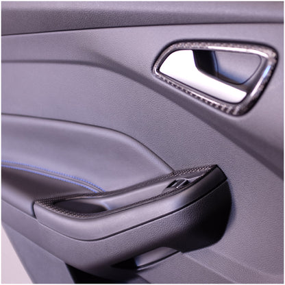 Tufskinz Peel & Stick Carbon Fiber Rear Interior Kit for the Ford Focus RS / ST (Set of 4)