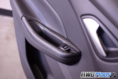 Tufskinz Peel & Stick Carbon Fiber Rear Interior Kit for the Ford Focus RS / ST (Set of 4)