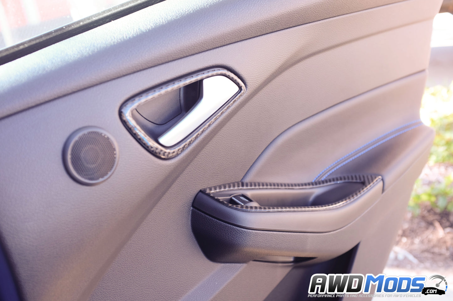 Tufskinz Peel & Stick Carbon Fiber Rear Interior Kit for the Ford Focus RS / ST (Set of 4)