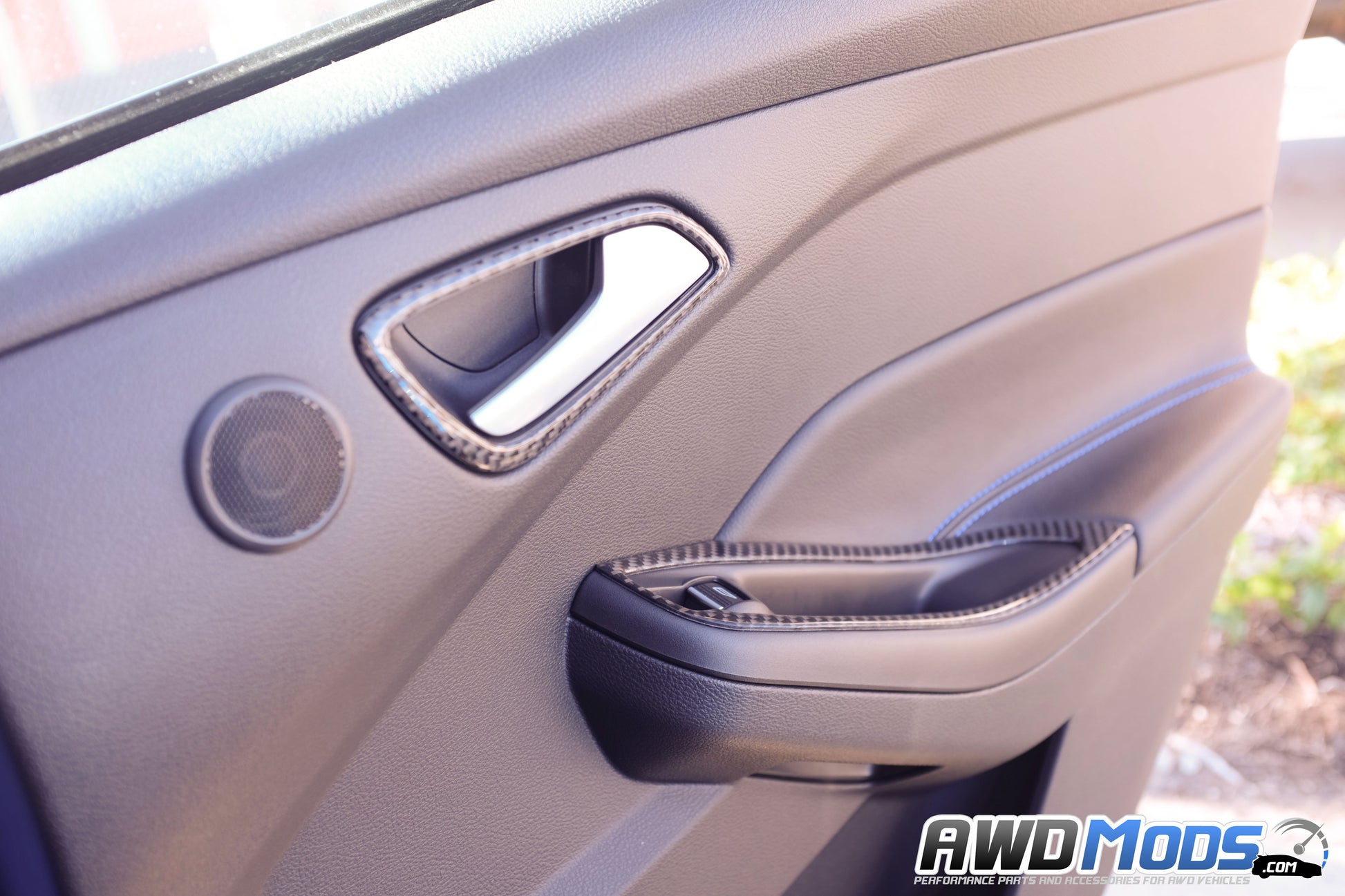 Tufskinz Peel & Stick Carbon Fiber Rear Interior Kit for the Ford Focus RS / ST (Set of 4)