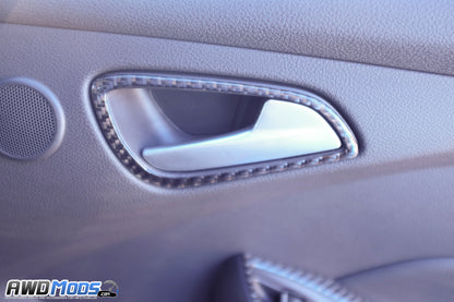 Tufskinz Peel & Stick Carbon Fiber Rear Interior Kit for the Ford Focus RS / ST (Set of 4)