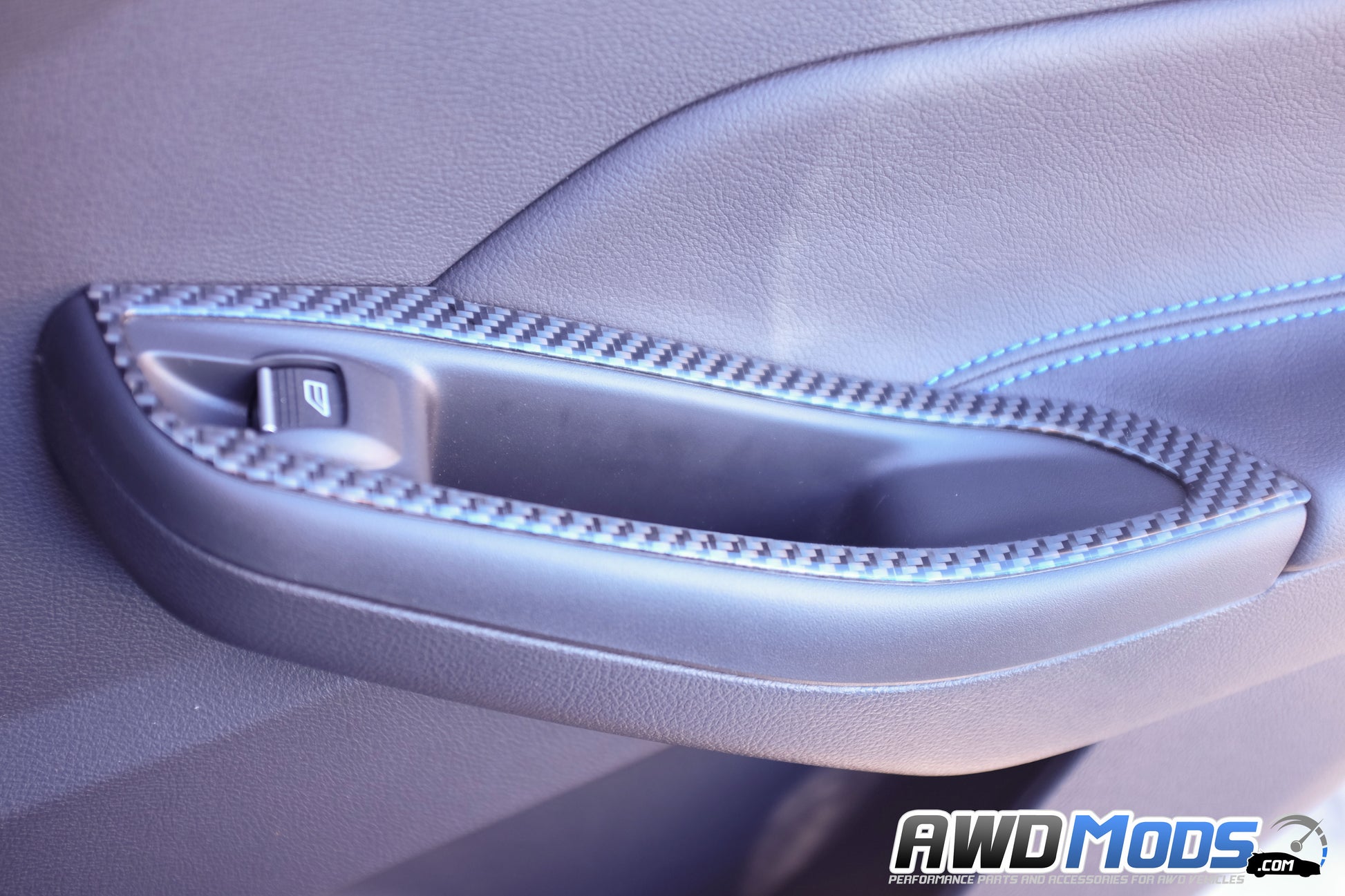 Tufskinz Peel & Stick Carbon Fiber Rear Interior Kit for the Ford Focus RS / ST (Set of 4)