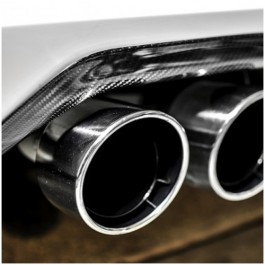 Cal Pony Cars Carbon Fiber Exhaust Trim for the Ford Focus ST