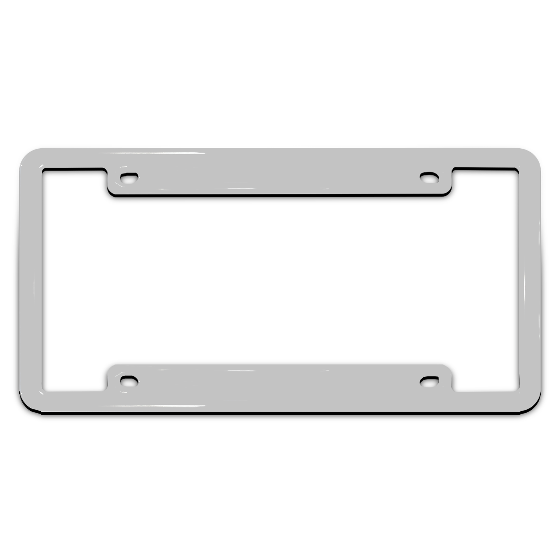 Personalized License Plate Frame Designer with Customizable Color & Text