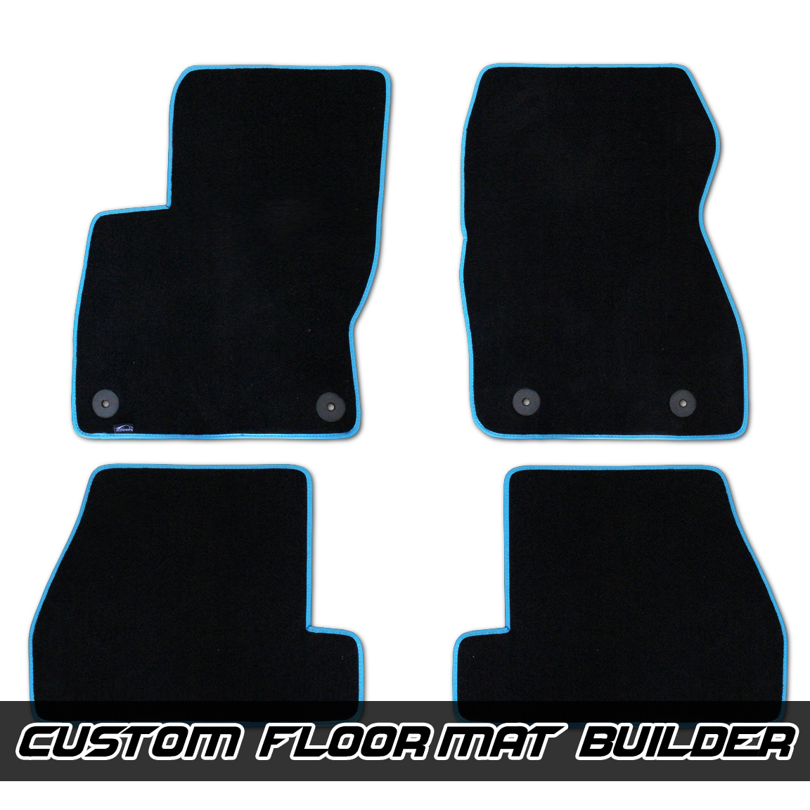 VelourTex Fitted Carpet Floor Mats for the Ford Focus RS / ST (Set of 4)