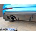 Tufskinz Peel & Stick Carbon Fiber Rear Diffuser Kit for the Ford Focus RS
