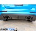 Tufskinz Peel & Stick Carbon Fiber Rear Diffuser Kit for the Ford Focus RS