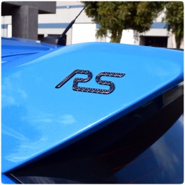 Tufskinz Peel & Stick Rear Spoiler Inserts for the Ford Focus RS (Set of 2)