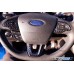 Tufskinz Peel & Stick Carbon Fiber Steering Wheel Trim for the Ford Focus RS / ST (Set of 3)