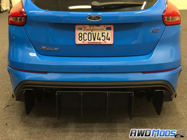 Ford Focus RS V2 Rear Diffuser from Down Force Solutions